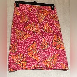 Vintage Lilly Pulitzer silk skirt